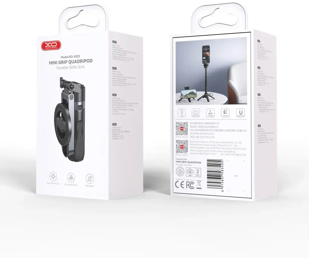 Selfie stick tripod XO SS22 BT Photo 2