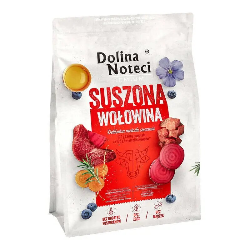 Sausais barības suns dolina noteci Premium