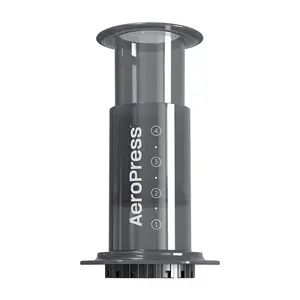 Coffee maker AeroPress 85R11 portable lightweight manual single-cup brewer, 250 ml, black, technopolymer