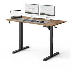 Письменный стол Sense7 NOJO LIGHT тёмно-коричневый 120×60 см — Sense7