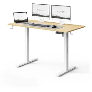 Письменный стол Sense7 SENSE7 светло-коричневый и белый 120×60 см