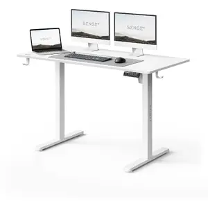 Стол Sense7 NOJO LIGHT белый 120 x 60 см — регулируемый по высоте эргономичный стол