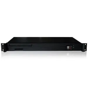 Rackmount chassis TECHLY I-CASE IPC-140 1U compact design, rackmount server/embedded PC enclosure