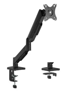 Настольное крепление для монитора eSTUFF GLB227011 для экранов от 17 до 32 дюймов до 9 кг черного цвета с газлифтом и VESA