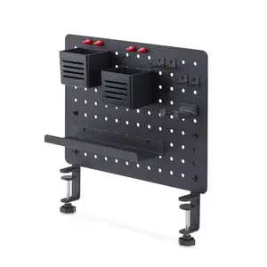 Pegboard organizer clamp-on StarTech 1612B-Desk-Pegboard, steel, black