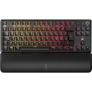 Игровая клавиатура CORSAIR K70 CORE TKL WIRELESS механическая USB RF Wireless Bluetooth Nordic QWERTY черный