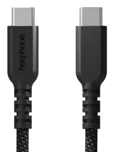 USB-C uz USB-C kabelis Fairphone ACCABL-4CC-WW1 USB 2.0 2,5 m Melns
