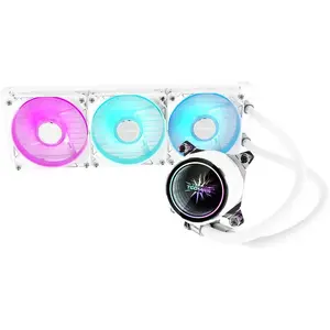 Жидкостное охлаждение Tcomas LA200 360 White — 360 мм Система охлаждения CPU, белая