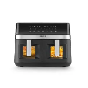 Настольная аэрогриль (фритюрница) Caso DuoChef 2200W 14L черный — 2200 Вт, 14 л