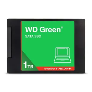 SSD 2.5" SATA III Western Digital WD Green WDS100T5G0A 1 ТБ, 3D NAND, 545 МБ/с