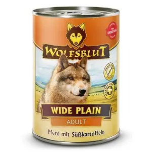 Влажный корм для собак Wolfsblut Wide Plain с мясом лошади и бататом 395 г, без зерна, полнорационный
