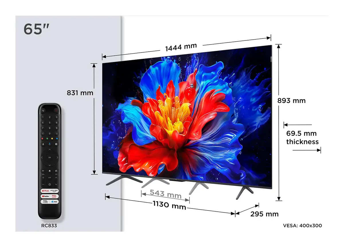 Televizors TCL P8K 65P8K Photo 2