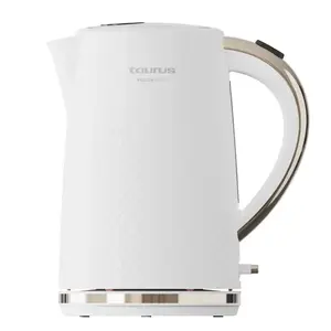 Electric kettle Taurus 1.7 L 2200 W Stainless steel, cordless, concealed heating element, water level indicator