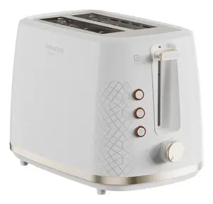 Toaster Taurus TO800P 2-slice 800 W White with Button and Rotary Controls