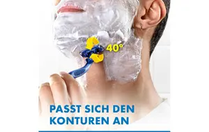 Vienreizlietojamā skuveklis Gillette Sensor3 Comfort — 8 gab., 3 asmeņi, kustīga galviņa