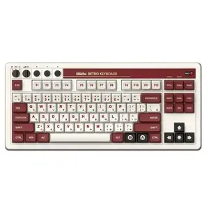Mechanical keyboard 8Bitdo RET00377 RGB backlit wireless — compact layout, mechanical switches