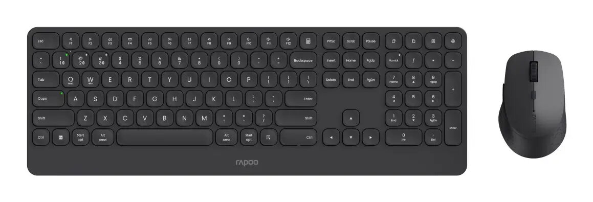 Bezvadu tastatūras un peles komplekts Rapoo