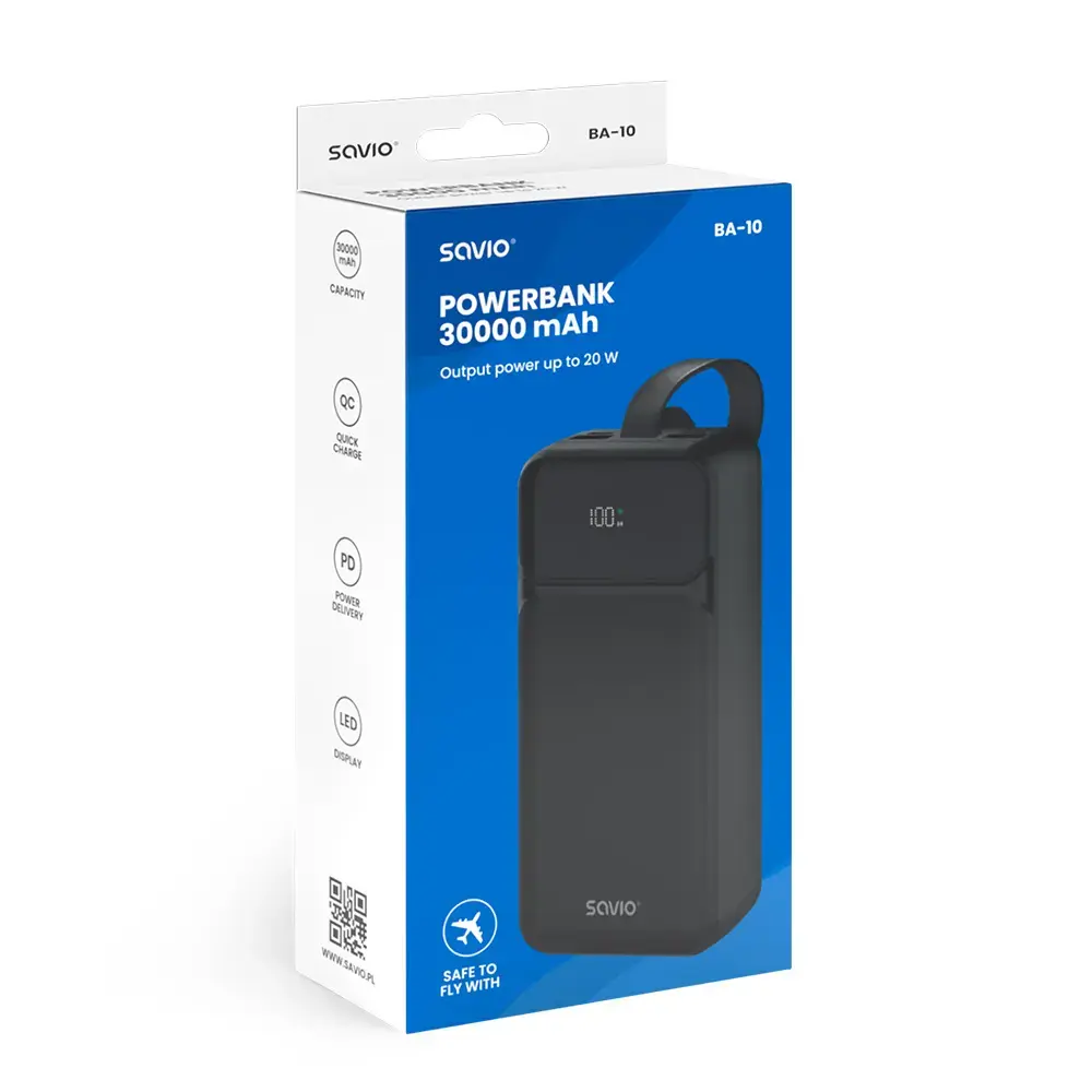 SAVIO BA-10 power bank 10000 mAh Photo 3
