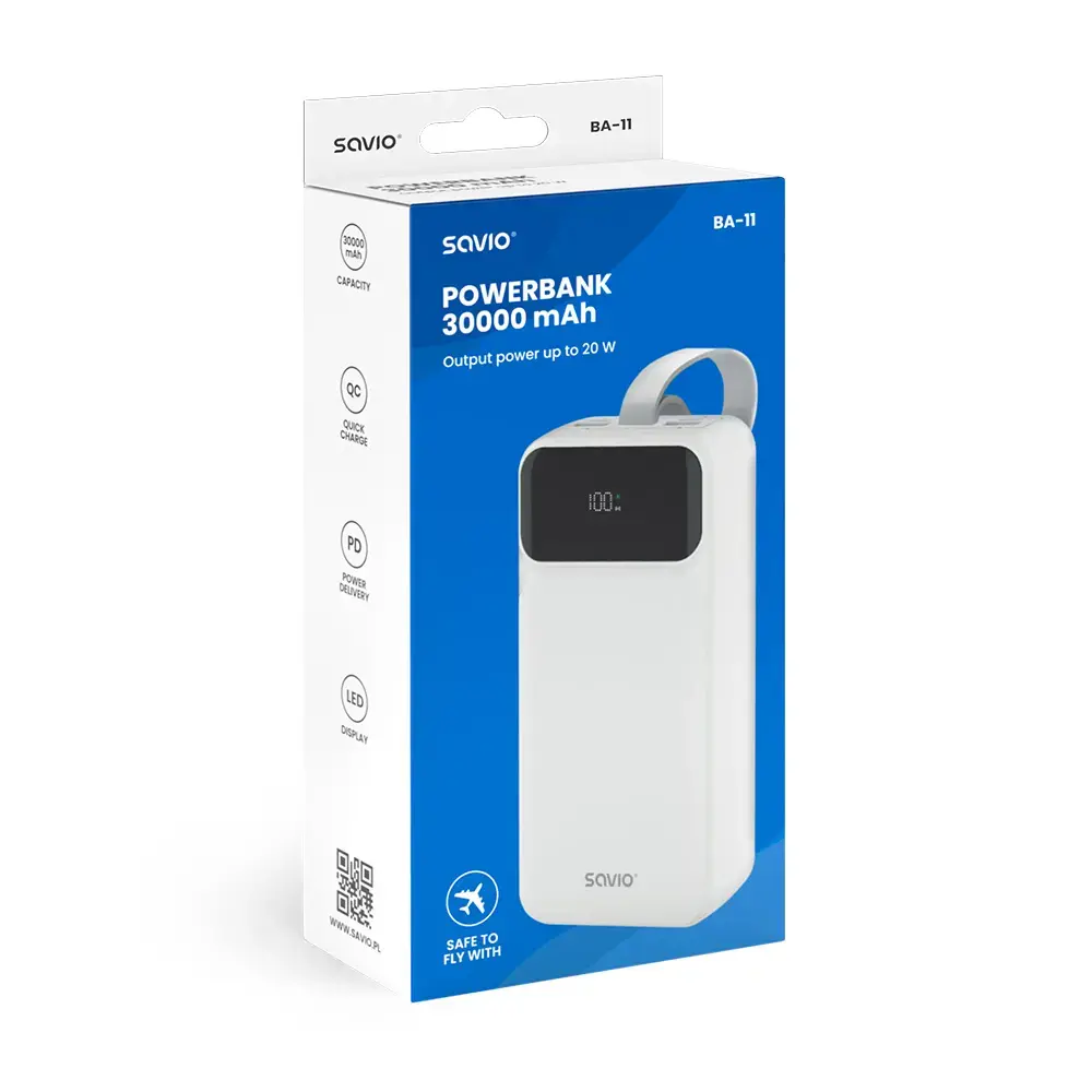 Power bank SAVIO BA-11 3000 mAh Photo 3