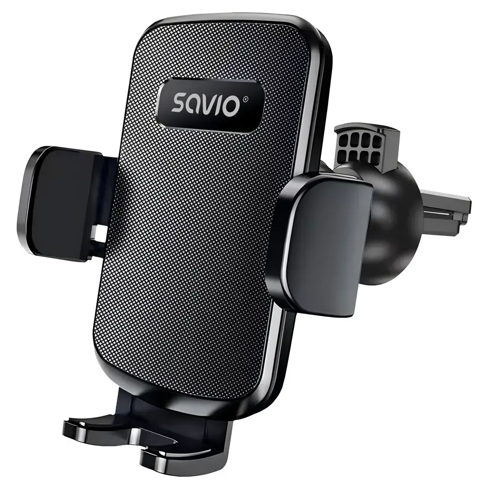 Tālruņa turētājs SAVIO CH-05 — melns Photo 2