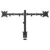 SAVIO UM-03 monitor desk mount, dual, VESA 100x100 Photo 2