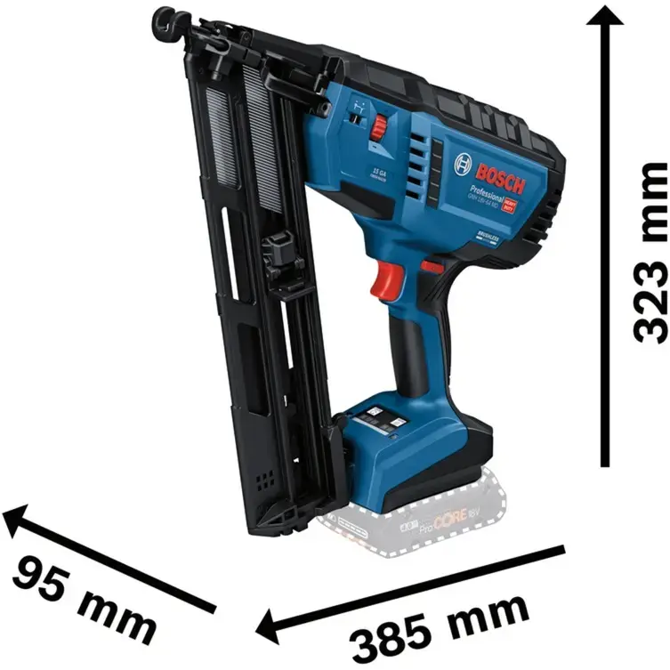 Cordless wood nailer Bosch GNH 18V-64 MD Photo 2