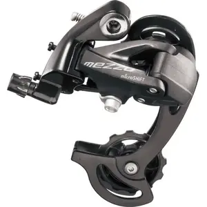 Задний переключатель Microshift MEZZO MSH-RD-M36L, 8–9 скоростей (2/3x8/9), длинная тяга, макс. звезда 28–36T, ёмкость 45T