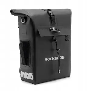 Backpack Rockbros 18L Waterproof with Helmet Hook — Bike Bag for Cycling and Commuting