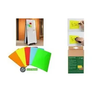 Magnetic Notes Sigel MU103, assorted colors, 10 x 15 cm, 25 pcs