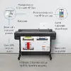 HP Designjet T630 24-in Printeris Photo 10