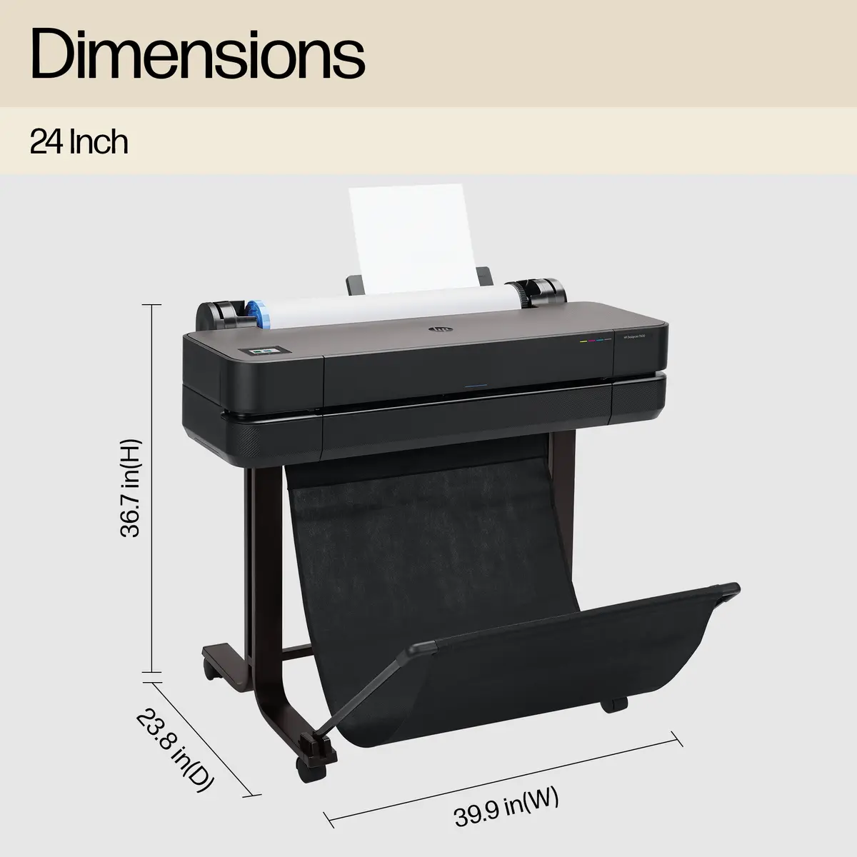 HP Designjet T630 24-in Printeris Photo 12