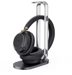 On-ear headset Yealink BH76 Plus with USB-C and charging stand, Teams version, black