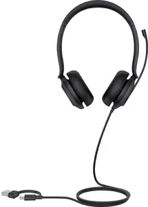 On-ear headset Yealink UH35 Dual USB-C/A — dual-ear, USB-C and USB-A connection