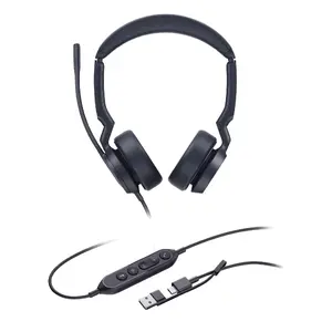 Austiņas Yealink UH44 Dual UC USB-C/A