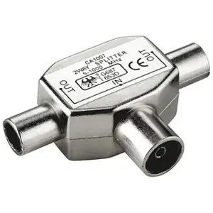 Savienotājs VALUE Coaxial Connector 75 Ω — koaksiālais adapters (siev./vīr.), modelis 11.99.4476