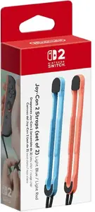 Nintendo Joy-Con 2 Straps (Set of 2) — NINTENDO accessory for Joy‑Con controllers, wrist straps for safety and SL/SR buttons