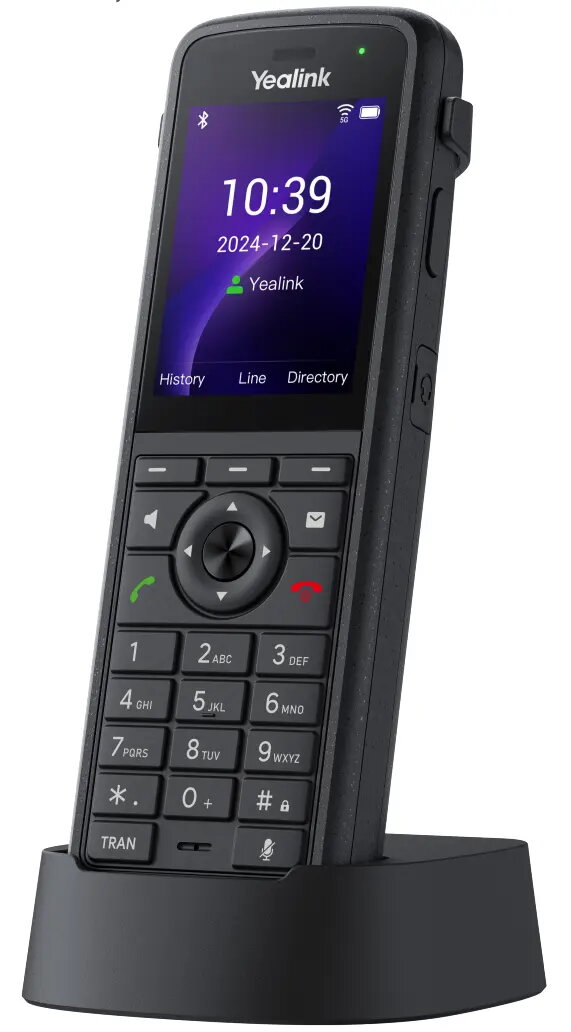 Yealink AX86R Bezvadu IP tālrunis Melns