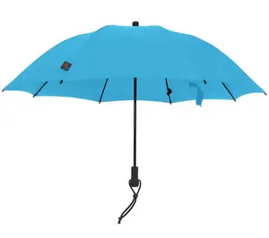 Зонт Umbrella Swing Liteflex ice blue — EuroSCHIRM Swing Liteflex, портативный полноразмерный зонт с каркасом из фибергласа и полиэстеровым куполом