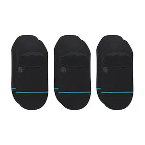 Stance Icon No Show 3 Pack Hiking Socks - Black Size L