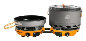 Gatavošanas sistēma Jetboil Genesis Basecamp - 2 sildīšanas zonas, manuālā kontrole