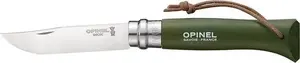 Saliekams tūrisma nazis Opinel Colorama No.08 — asmens Nr.08, haki rokturis