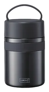 Thermal box Lurch 00240844, 0.8 L, grey, up to 12 h insulation, 110×110×190 mm