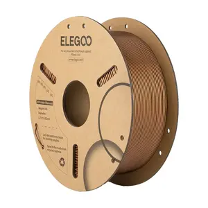 PLA bronzas 3D drukas šķiedra, Elegoo 1,75 mm, spole 1 kg