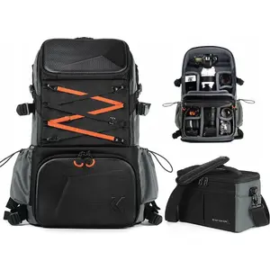 Camera Backpack K&F KF13.107 32L — 32L DSLR, Laptop and Drone Carrying Bag
