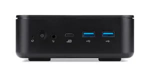 Acer VN1502G-13N0U Black Mini PC Intel N Processor Wi-Fi 6 Bluetooth 5.1 Dual Ethernet Ports