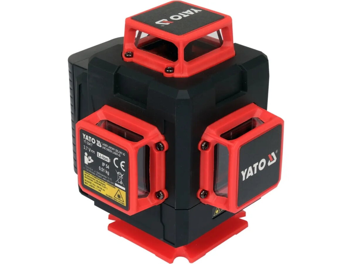 4D krusteniskais līniju lāzers YATO YT-30417