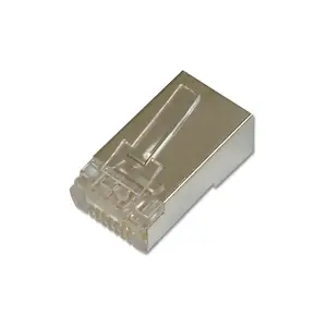 Модульный разъем RJ-45 для круглого экранированного кабеля, DIGITUS DN-MO-8-8-SRS, прозрачный, упаковка 100 шт.
