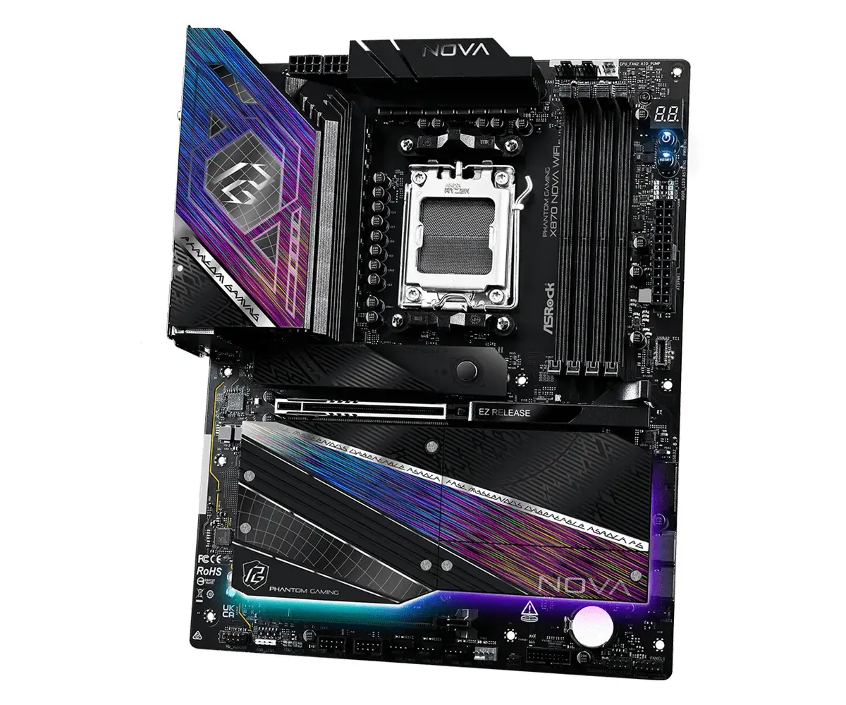 Mātesplate ASRock X870 NOVA WIFI (Socket AM5, ATX) Photo 4