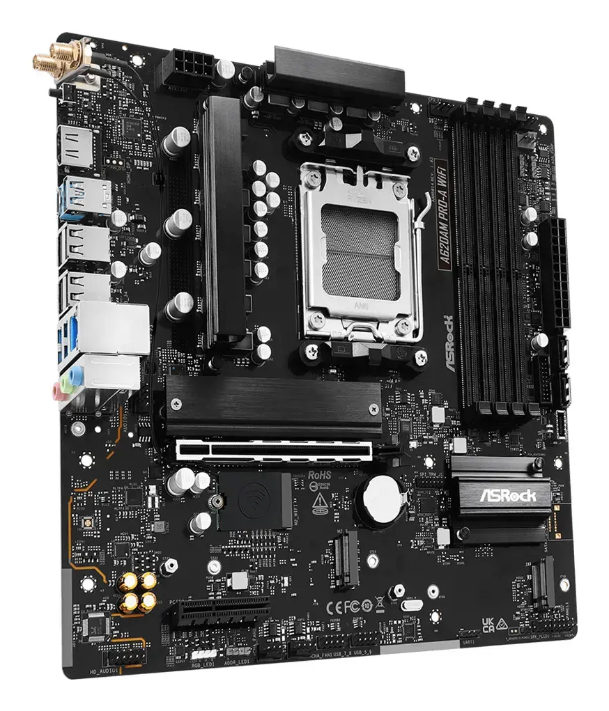 Материнская плата ASRock A620AM PRO-A WIFI | Socket AM5 Photo 3