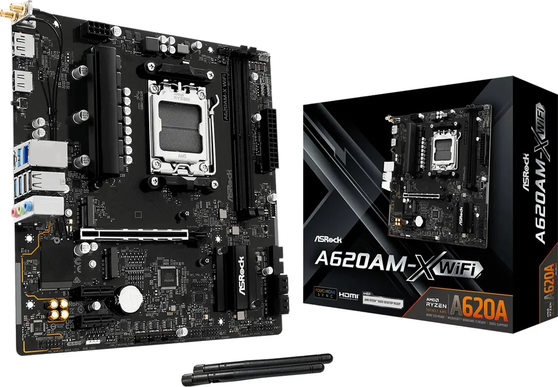 Pamatplate ASRock A620AM-X WiFi Micro ATX